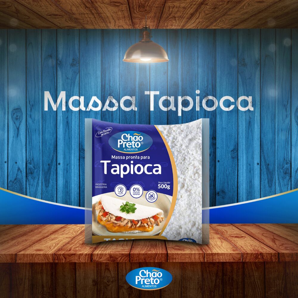Massa Pronta Tapioca 500g Chão Preto