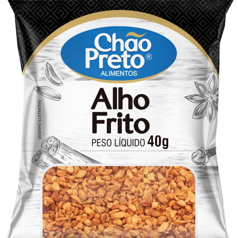 Alho Frito 40g Chão Preto