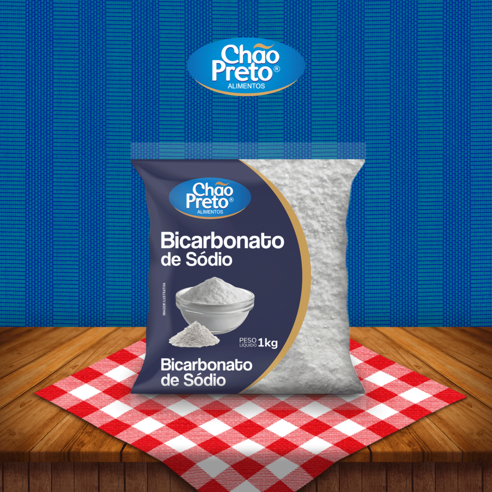 Bicarbonato de Sódio Kg Chão Preto