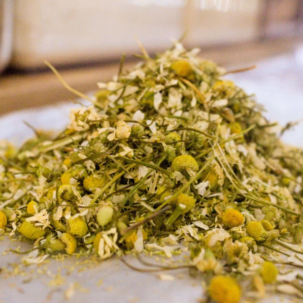 Camomila em Flor 500g Chão Preto