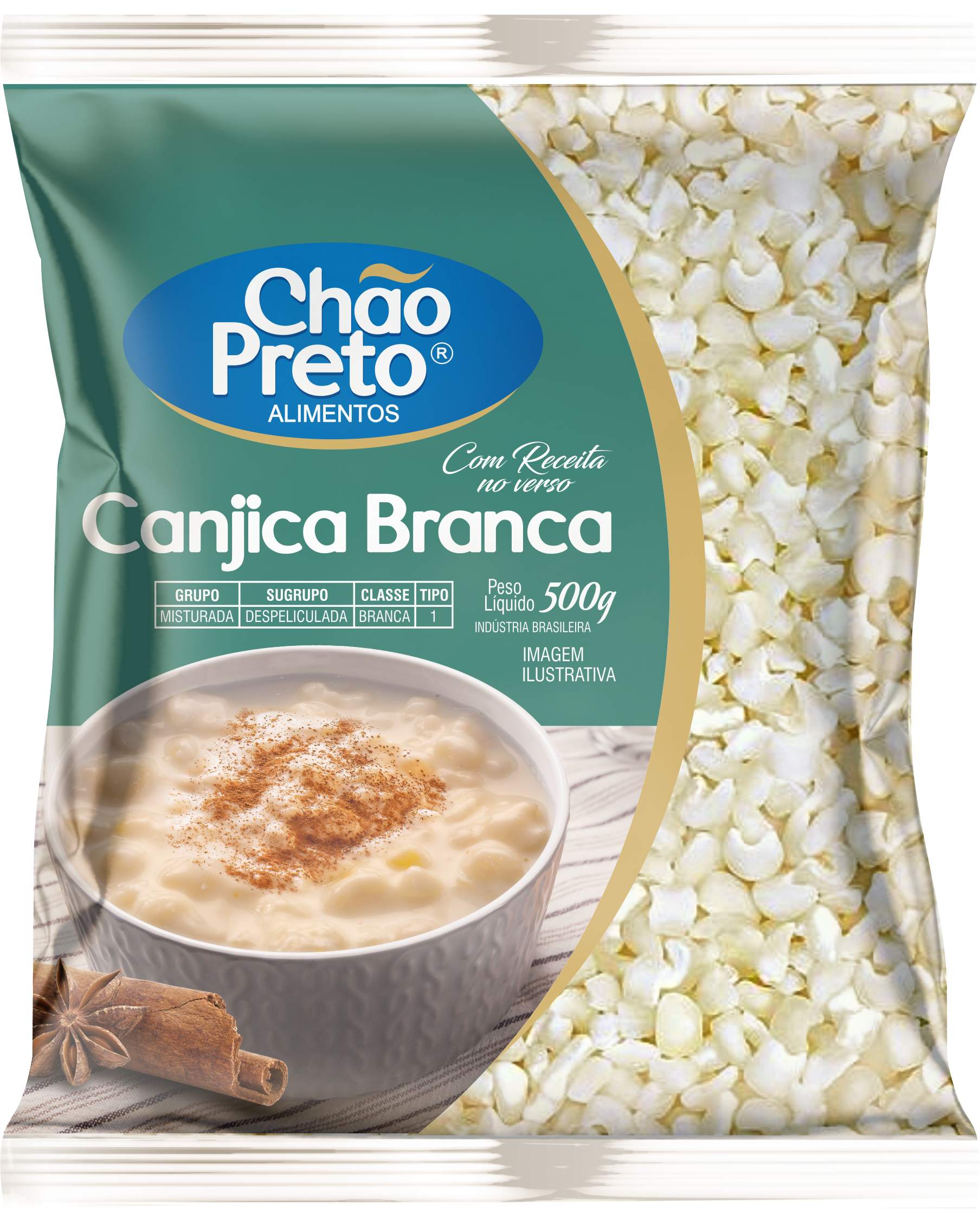 Canjica Branca 500g Chão Preto