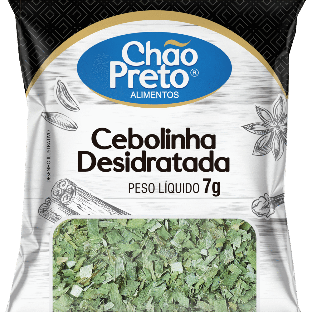 Cebolinha Desidratada 7g Chão Preto