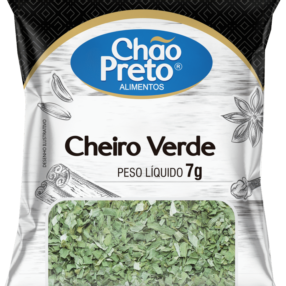 Cheiro Verde Desidratado Chão Preto